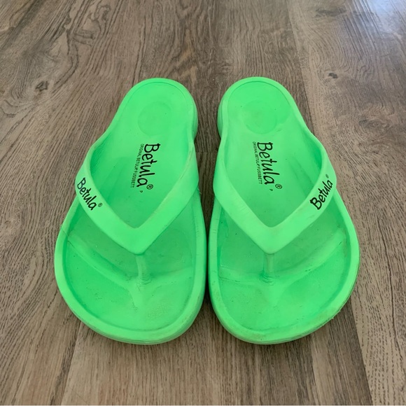 Betula Birkenstock Energy Green Flip Flop Women’s 10 Shoe Sandal Summer Beach - Picture 2 of 8